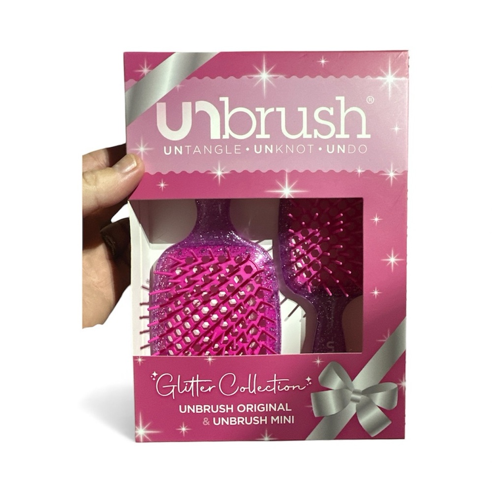 UNBRUSH UNTANGLE 2 Pack Brushes. Purple And Pink, Never Opened!